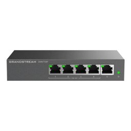Switch Grandstream GWN7700P 5 Puertos Gigabit 4 PoE+ 60W Metal Compacto Plug-and-Play