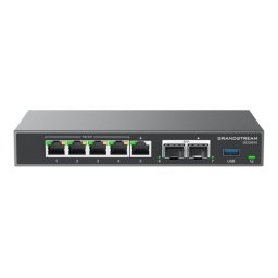 Gateway Grandstream GCC6010 All In One 2 SFP Router VPN Firewall IP PBX Switch Negro
