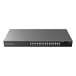 Switch Grandstream GWN7803 24 Puertos Gigabit 4 SFP L2+ 56Gbps Rack VLAN QoS Seguridad