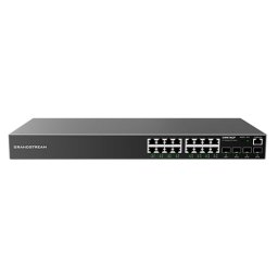 Switch Grandstream Networks GWN7802P 16 Puertos Gigabit PoE Gestión L2+ Rack/Wall SFP