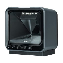 Lector de códigos de barras AVPos BP760 fijo CMOS 1D/2D USB protección caídas negro