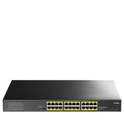 Switch Cudy 24 Puertos Gigabit 2 SFP 56Gbps PoE+ Presupuesto 300W Rack AC