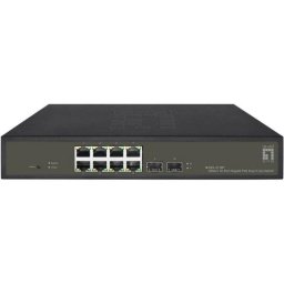 Switch gestionado LevelOne GES-2110P 8 puertos Gigabit PoE+ 2 SFP sin ventilador