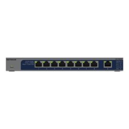 Switch Netgear GS108MX-100EUS 8 Puertos RJ-45 Gigabit/10G Montaje Rack/Pared Sin Ventilador