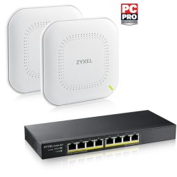 Switch Gestionado Zyxel 8 Puertos Gigabit Ethernet PoE, 60W, VLAN, IGMP, QoS, Negro