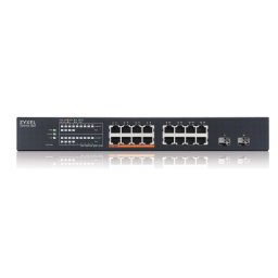 Switch Zyxel 16 Puertos 2.5G, 2 SFP+, L2 Gestionado, PoE 180W, Montaje en Rack