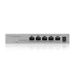 Switch Zyxel XMG-105 2.5G 5 Puertos Metal QoS Compacto Alta Capacidad