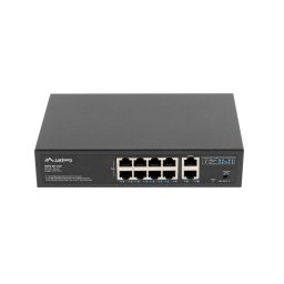 Switch Lanberg RSFE-8P-2GE-120 8 Puertos Gigabit PoE No Administrado Rack 1U
