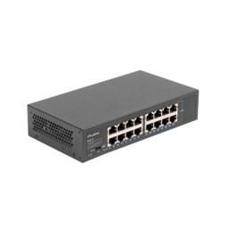 Switch Lanberg RSGE-16 16 Puertos Gigabit Ethernet No Administrado 1U Rack Metal IP20