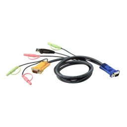 Cable KVM ATEN 5 m USB VGA con Audio SPHD-15 Negro Macho-Macho