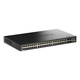 Switch D-Link DGS-1530-52P/E 48 puertos Gigabit PoE+ 4 SFP+ L2 Gestionado Rack