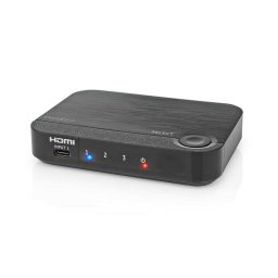 Convertidor de vídeo Nedis VCON6420AT 4K USB-C HDMI 3 puertos antracita