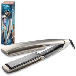Plancha de Pelo Seda Cecotec Lisse Plasma Sensor 220ºC Autoapagado Placas Flotantes Champagne