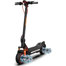 Patinete eléctrico CUNFON RZ800 2400W Autonomía 80km Suspensión Doble Negro