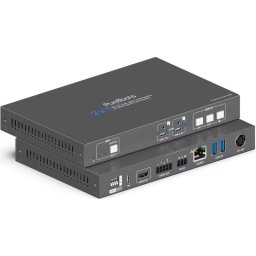 KVM Switch Purelink PT-PSW-21CC-KVM 4K 60Hz 2 entradas 6 salidas USB-C HDMI RJ45