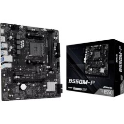 Placa Base AsRock B550M-P AMD B550 AM4 DDR4 Micro ATX USB 3.2 Gen1