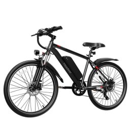 Bicicleta Eléctrica Headeer BK1350 Motor 500W Batería 48V 13.5Ah 35KM/H 26" Negro