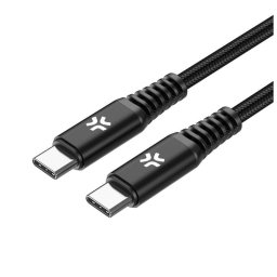 Cable USB-C Celly 2 metros Carga Rápida 100W Negro