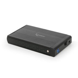 Caja PC Gembird EE3-U3S-3 3.5" Aluminio Negro USB 3.2 Gen 1