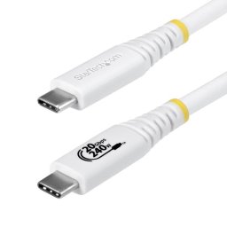 Cable USB4 StarTech.com 20Gbps USB-C 2m - PD 240W - 4K120 - Blanco