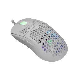 Ratón White Shark GALAHAD White Ambidextro USB tipo A 7200 DPI Iluminación RGB