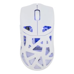 Ratón White Shark DAGONET Bluetooth Óptico 12000 DPI Blanco 6 Botones