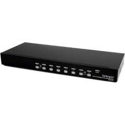 StarTech SV831DVIU Switch KVM 8 Puertos DVI/USB 2.0 Negro