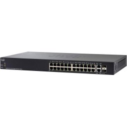 Cisco SG250-26P Switch de Red 26 Puertos Gigabit PoE Switch Negro