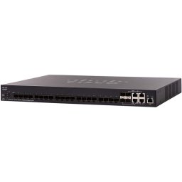 Cisco SX350X-24F-K9-EU Switch de Red 24 Puertos 10G SFP Negro