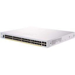 Cisco CBS350-48P-4G-EU Switch de Red 48 Puertos GE PoE 4 x SFP de 1 G Plata