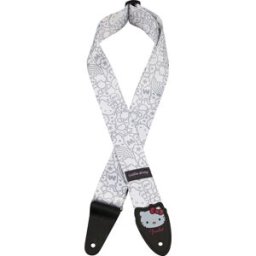 Fender x Hello Kitty White Poly Strap 2