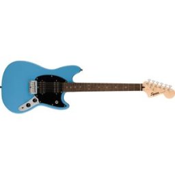 Fender Squier Sonic Mustang HH Laurel Fingerboard Black Pickguard California Blue