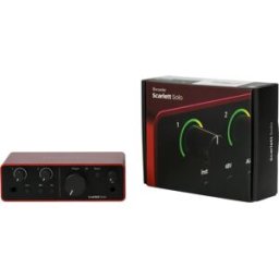 Focusrite Scarlett Solo 4th Gen Interfaz de audio PRO USB-C