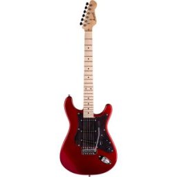 Magneto Guitars Magneto U-One Sonnet Standard Candy Red Maple FB with Gig Bag