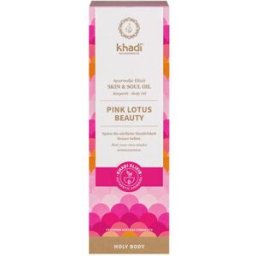 Khadi Aceite Corporal Ayurveda Loto Rosado equilibrio 10 ml