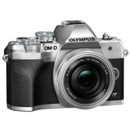 Olympus Kit OM-D E-M10 Mark IV Pancake Micro Cuatro Tercios plata