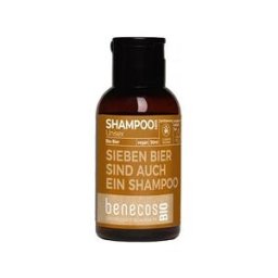 BENECOS Champu Unisex Cerveza Mini Viaje Bio Vegan 50 ml