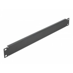 Cubierta para rack DeLock 66289 metálica 1U 19" negra con kit de montaje