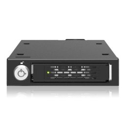 Rack extraíble ICY DOCK MB601V5K-B para SSD M.2 NVMe U.2/U.3 MCIO 4i negro