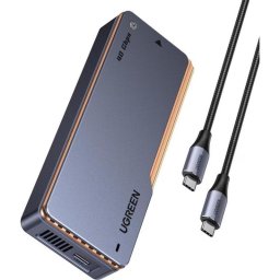 Caja PC Ugreen SSD M.2 2280 Aluminio Gris y Plata USB-C NVMe