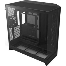 Torre PC NZXT H9 Flow ATX Dual-Chamber vidrio templado 4 ventiladores
