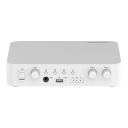Amplificador Hikvision Red 80W 2 zonas con gestión inteligente de audio