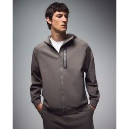 Boomerang Sudadera abierta con capucha de Sportcasual para hombre . (M) 510 Verde claro