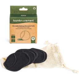 Bamboovement Discos Desmaquillantes Bambu Algodón Negro 6 Unidades