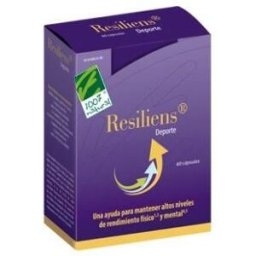 100% Natural Resiliens Deporte 30 cápsulas