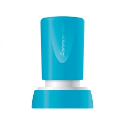 Sello x'stamper quix personalizable color azul redondo diametro 20 mm q-34