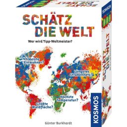 Juego de mesa KOSMOS Schätz die Welt Educativo familiar 10 años