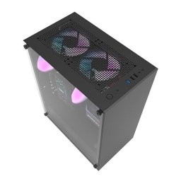 Caja PC Darkflash DK100 Negra Torre Media ATX/M-ATX/ITX