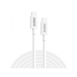 Cable USB-C a USB-C Urban Factory CAB02UF 2 m USB 3.2 Gen 1 5 Gbit/s Blanco