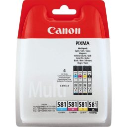 Canon CLI-581 Pack Cartucho Original Negro/Color